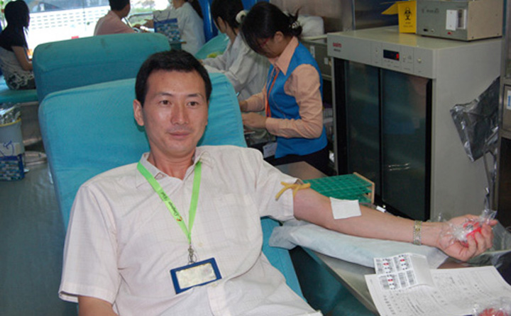 On 19 August 2008, YICT staff took part in a blood donation drive at the terminal.