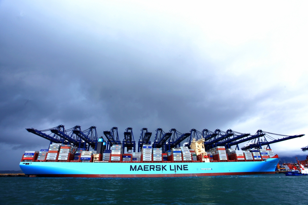 YICT welcomed the inaugural call of the world’s largest container vessel, the 18,000 TEU Maersk Mc-Kinney Møller.