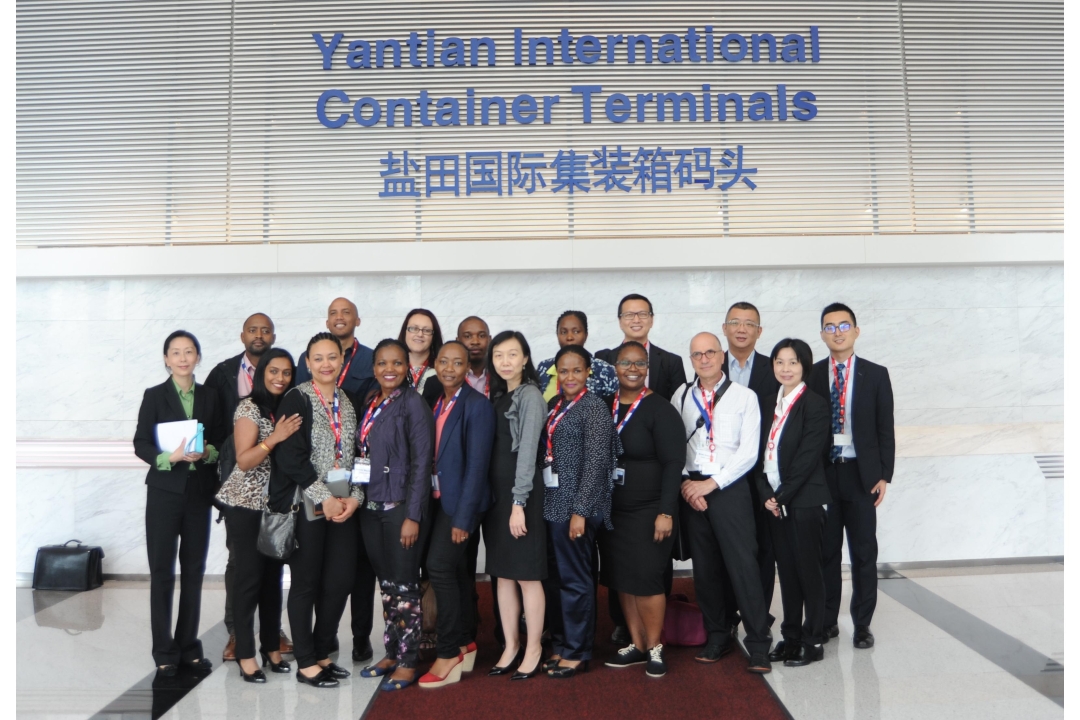 A delegation of representatives from COSCO SHIPPING Ports Limited and Ports of South Africa visited Yantian