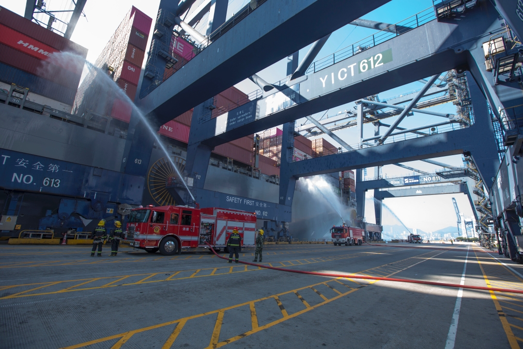 Emergency Drill for Dangerous Goods Spill Conducted at YANTIAN